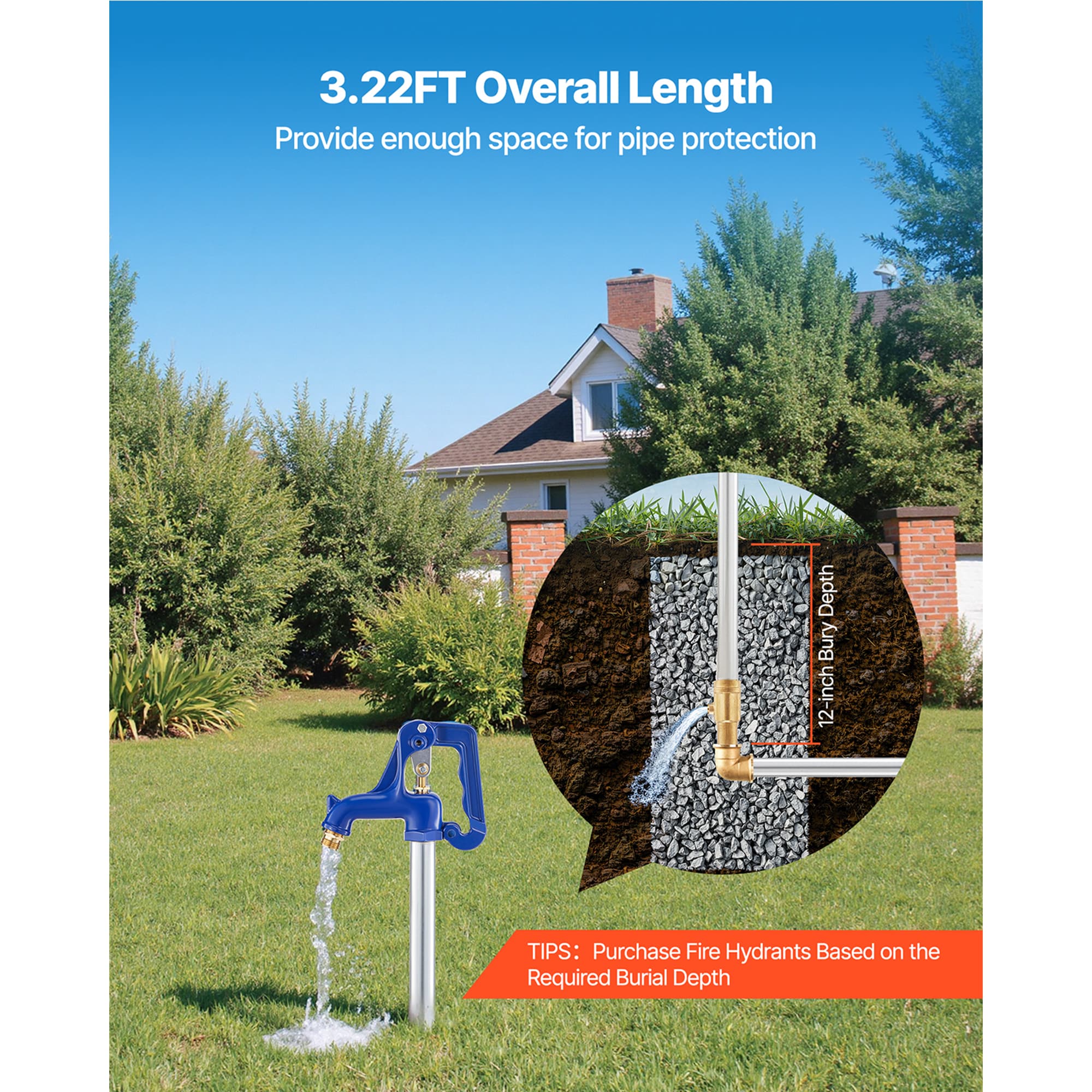 Frost-proof Yard Hydrant For Garden Irrigation And Farm Use_voghion.com